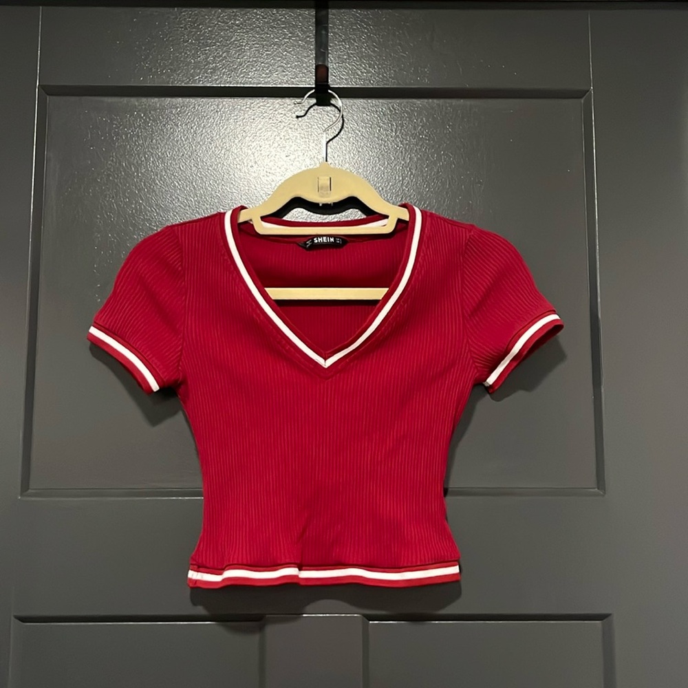 Women’s Red SHEIN Shirt